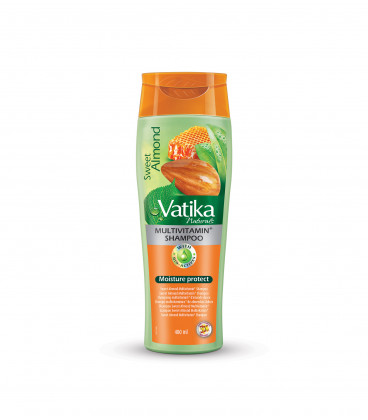 Nawilżający Szampon ze Słodkimi Migdałami Vatika Dabur 400ml