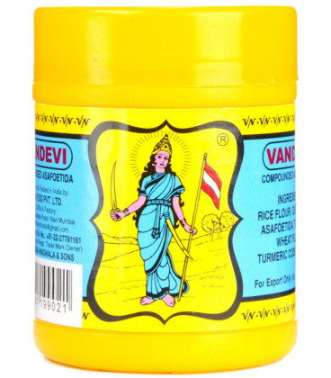 Przyprawa Asafetyda (Asafoetida Hing) sproszkowana 100g Vandevi Przyprawa Asafetyda (Asafoetida Hing) sproszkowana 100g Vandevi