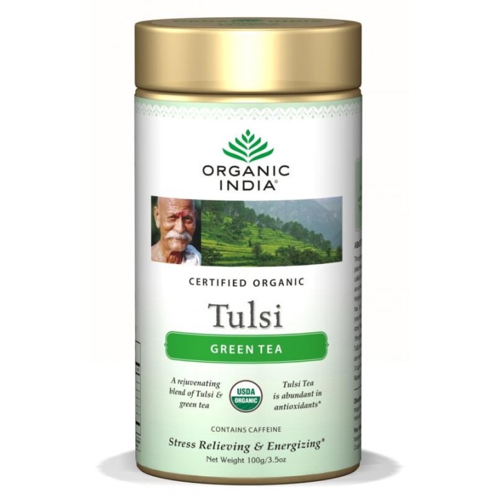 Herbata Green Tulsi Tea 100g Organic India