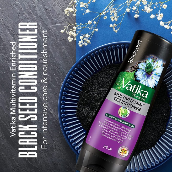  VATIKA BLACK SEED COMPLETE HAIR CARE CONDITIONER 200ml Dabur