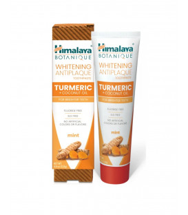 Toothpaste Whitening Toothpaste Against Toothpaste Turmeric + Coconut Oil 113g Himalaya Botanique