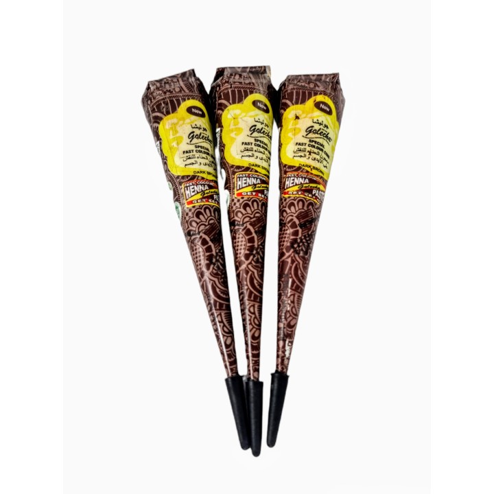 GOLECHA Black Henna Cone 25g