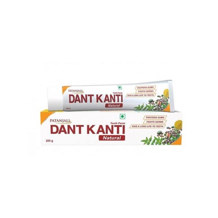 Pasta do zębów Dant Kanti 200g Patanjali + mydełko do mycia naczyń Patanjali 160g GRATIS!
