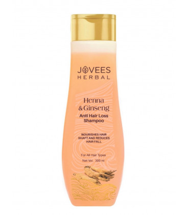 Szampon Henna & Żeń-szeń - Włosy Wypadające 300ml, Jovees