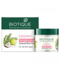 BIO Kokosowy Krem do twarzy Rozjaśnienie & Rozświetlenie (Whitening & Brightening Cream) 50g Biotique