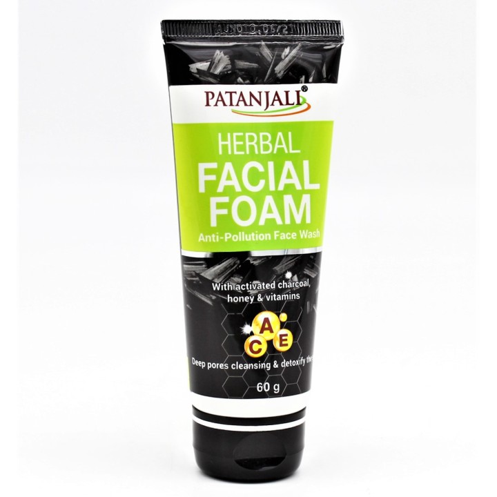 Pianka do mycia twarzy z węglem aktywnym 50ml PATANJALI