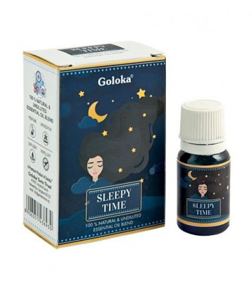 Olejek eteryczny 100% czysty do aromaterapii z dozownikiem - Sleepy Time - 10ml Goloka