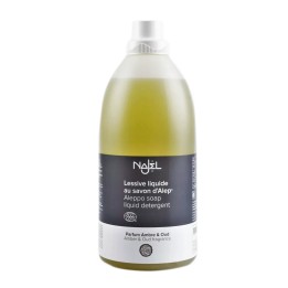 Płyn do prania z mydłem Aleppo - naturalny detergent - Zapach Ambra i Oud, 2L, Najel