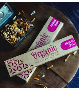 15 g. Organic Goodness Masala Incense Sticks (Set of 12) INOR15 Arabian Oudh