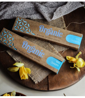 15 g. Organic Goodness Masala Incense Sticks (Set of 12) INOR15 Nag Champa