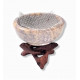 Stone Multi-Purpose Resin Burner with Wooden Legs IBSWR