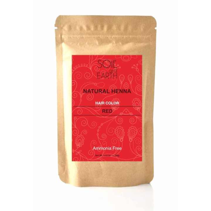 SOIL AND EARTH red henna 100g