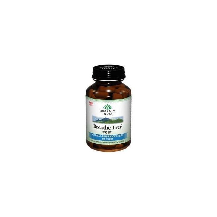 Breathe Free Organic India 60 kaps. suplement diety