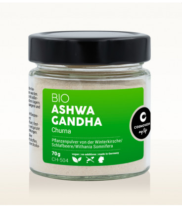 Ashwagandha Churna 70g Cosmoveda (produkt spożywczy) BIO - zdjęcie główne produktu