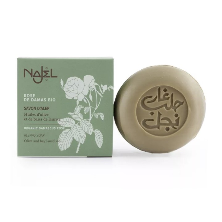 NAJEL ALEPPO SOAP -DAMASCUS ROSE- 100G