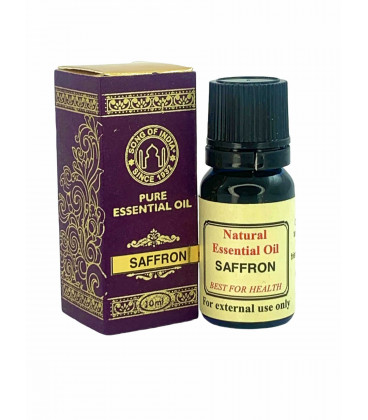 Olejek eteryczny z aplikatorem SZAFRAN (Crocus sativus) 10 ml - Luxurious Veda - Song of India