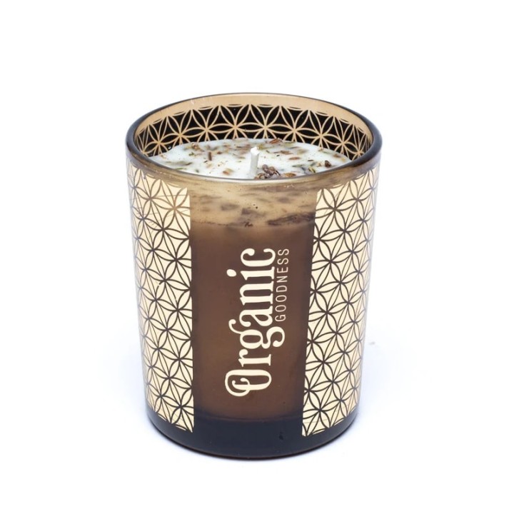 Organic Goodness scented candle Sage & Lavender 200g