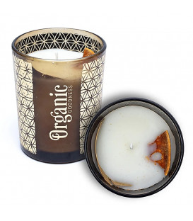 Organic Goodness scented candle Mandarin & Bay Leaf 200g