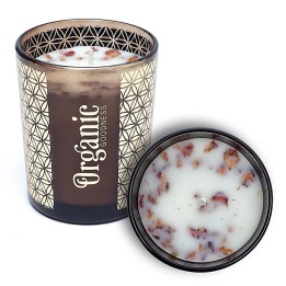 Organic Goodness scented candle Rose & Geranium 200g