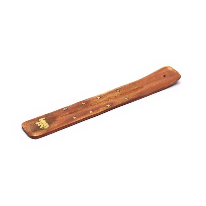 Wooden Incense Burner Boat Elephant IBW92 Holoptelia Integrifolia