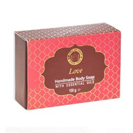 100 g. Luxurious Ayurveda Handmade Glycerin Soap with LVSOI100 Love