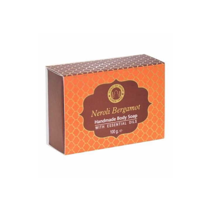 100 g. Luxurious Ayurveda Handmade Glycerin Soap with LVSOI100 Neroli Bergamot