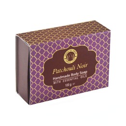100 g. Luxurious Ayurveda Handmade Glycerin Soap with LVSOI100 Patchouli Noir