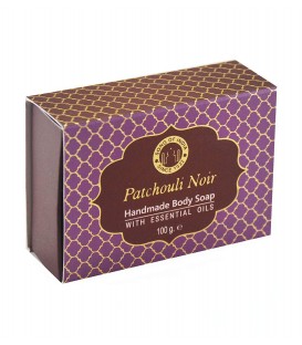 100 g. Luxurious Ayurveda Handmade Glycerin Soap with LVSOI100 Patchouli Noir