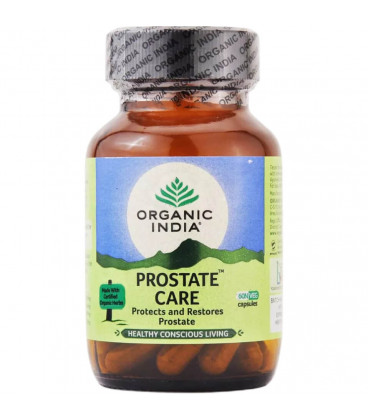 Prostate Care Organic India 60 kapsułek - suplement diety Prostate Care Organic India 60 kapsułek - suplement diety - zdjęcie główne produktu