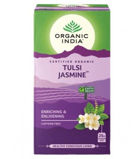 Herbata Tulsi Jasmine Organic India (25 torebek)  Enriching & Enlivening