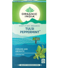Herbata Tulsi Peppermint Organic India (25 torebek)  Cooling & Aromatic - miniatura 1