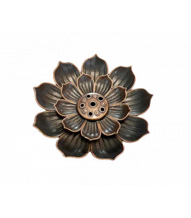 Lotus Flower Metal Incense Holder 6 cm