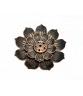 Lotus Flower Metal Incense Holder 6 cm