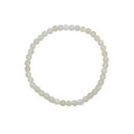 Bransoletka Czakry Korony i Trzeciego Oka - Kamień Księżycowy: Moonstone - śr. 8 mm