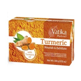 VATIKA NATURALS TURMERIC SOAP - 100G UK