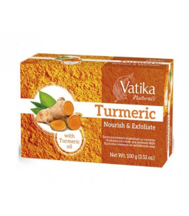 VATIKA NATURALS TURMERIC SOAP - 100G UK