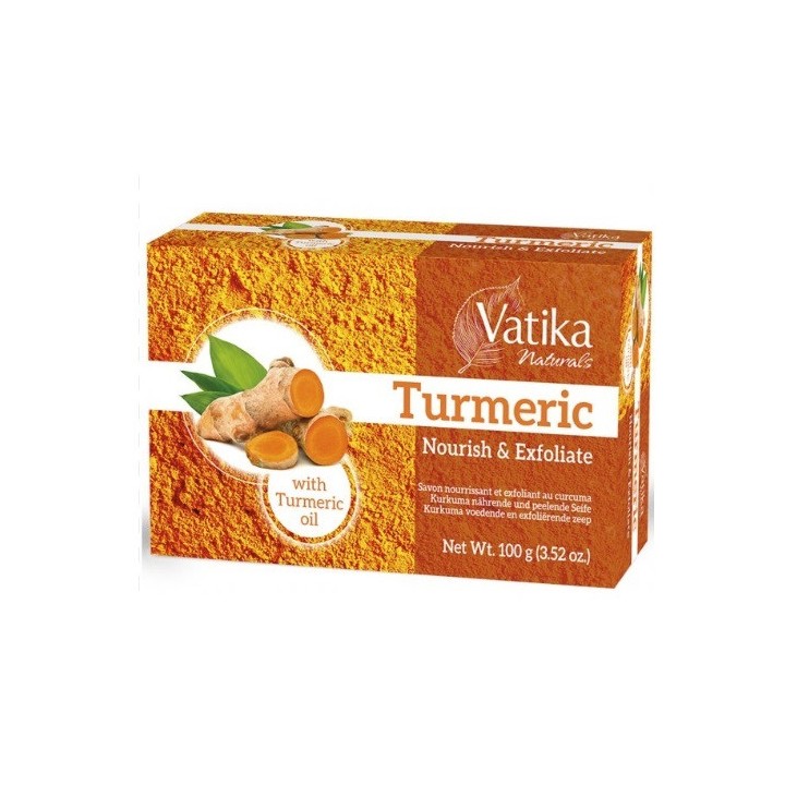 Mydło z Kurkumą TURMERIC VATIKA NATURALS 100g Dabur UK