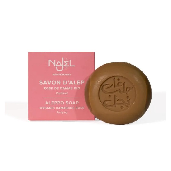 NAJEL ALEPPO SOAP -DAMASCUS ROSE- 100G