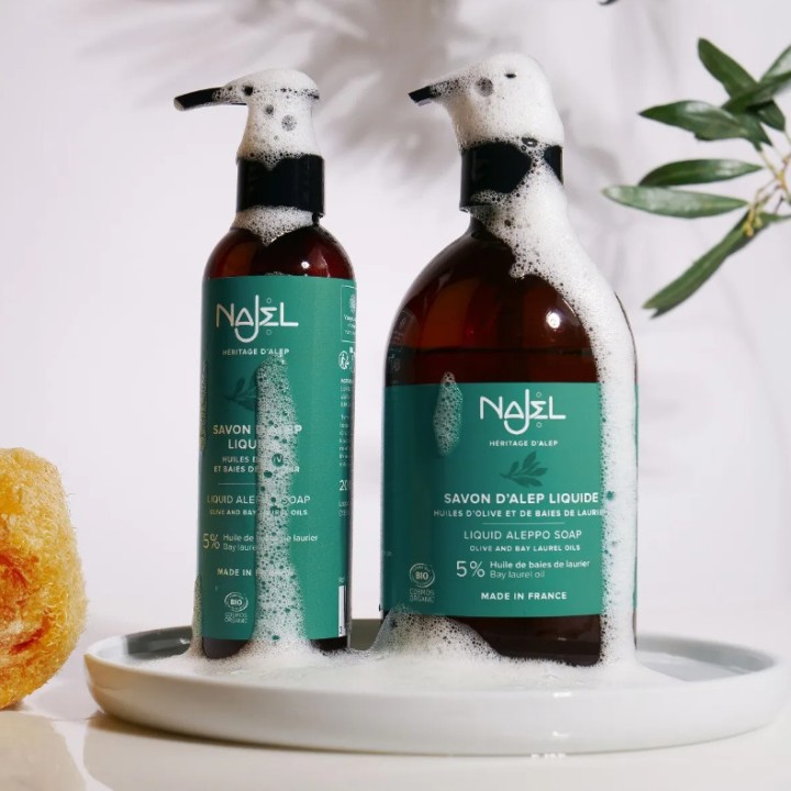 Mydło oliwkowo laurowe w płynie 5% oleju laurowego BIO 500ml Najel