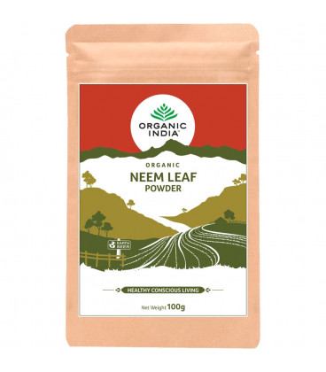 Neem w proszku ziołowym Neem Powder 100g Organic India Neem w proszku ziołowym Neem Powder 100g Organic India - zdjęcie główne produktu