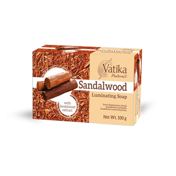 VATIKA NATURALS SANDALWOOD SOAP 100G UKT