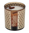 200 g. Organic Goodness Smudge Candle in Gold Foil Glass ORSCA200 Cedar - miniatura 1