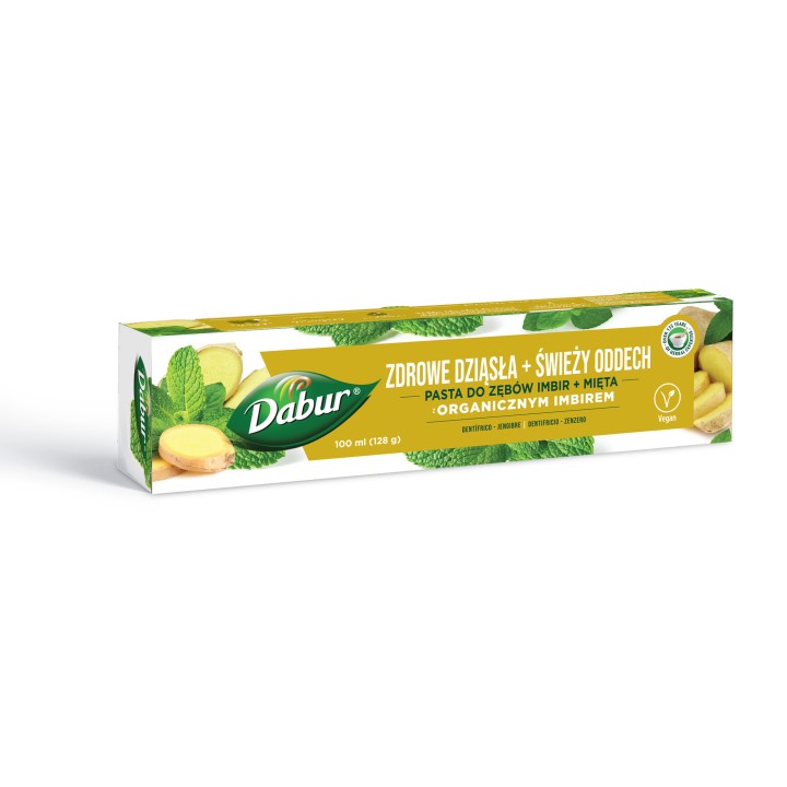 DABUR ORG GINGER   MINT TP 100ML UK