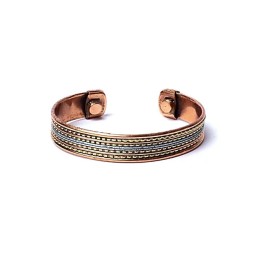 Bracelet copper banded magnetic -- ±6.5cm