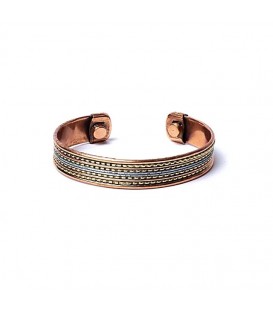 Bracelet copper banded magnetic -- ±6.5cm