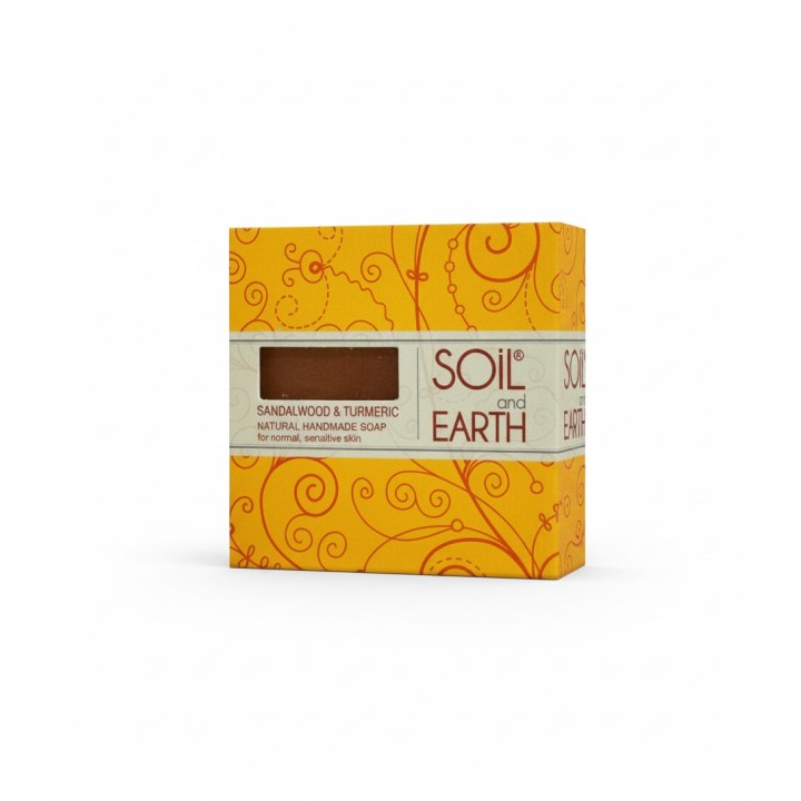 SOIL AND  EARTH SOAP- SANDALWOOD 15GM  15g