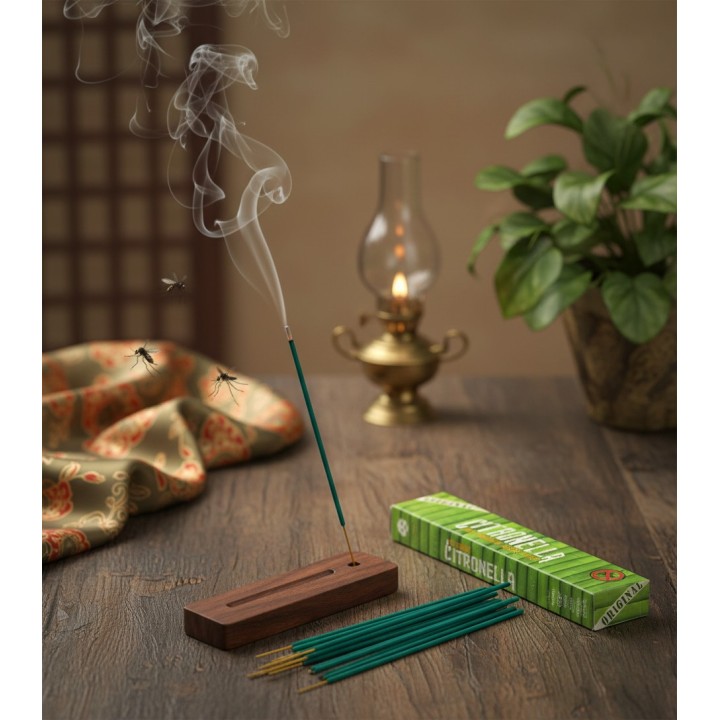 Kadzidła  Citronella - Przeciw Komarom i na infekcje oddechowe - 15g wykonywane w Indiach - product photo