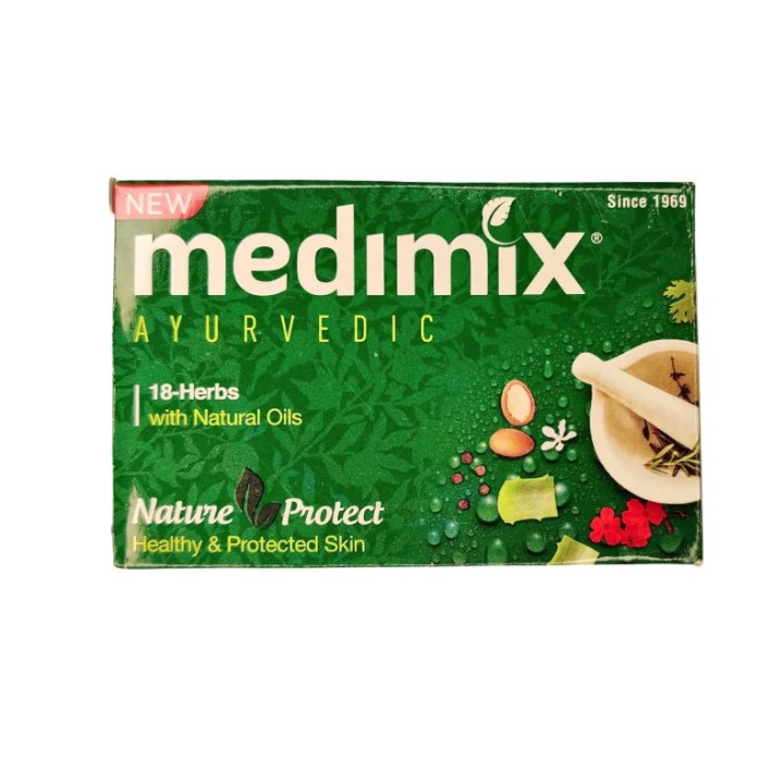 Mydełko 18 ziół do codziennej pielęgnacji skóry wrażliwej 125g Medimix Classic