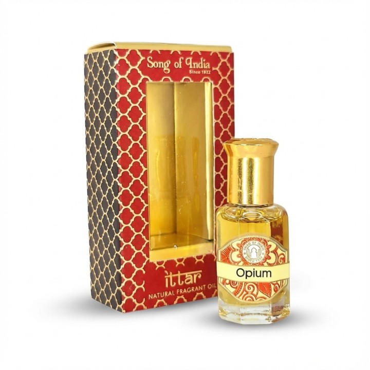 10 ml. Luxurious Veda Perfume Oil in Roll-On Glass Bottles LV11CC Opium - product photo