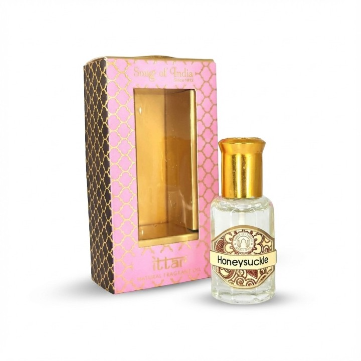 10 ml. Luxurious Veda Perfume Oil in Roll-On Glass Bottles LV11CC Honeysuckle - product photo